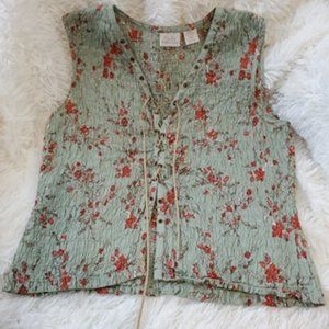 Cute little Size S Small Cotton Sleeveless Top